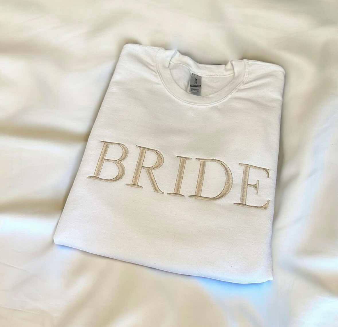 BRIDE/GROOM/MAID OF HONOR Custom crewnecks
