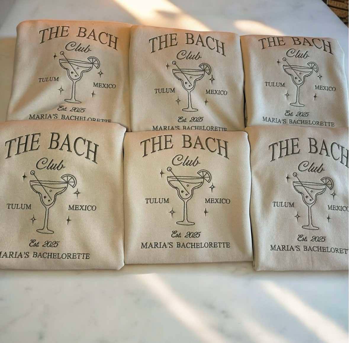 The BACH Club Customizable Embroidered Crewnecks