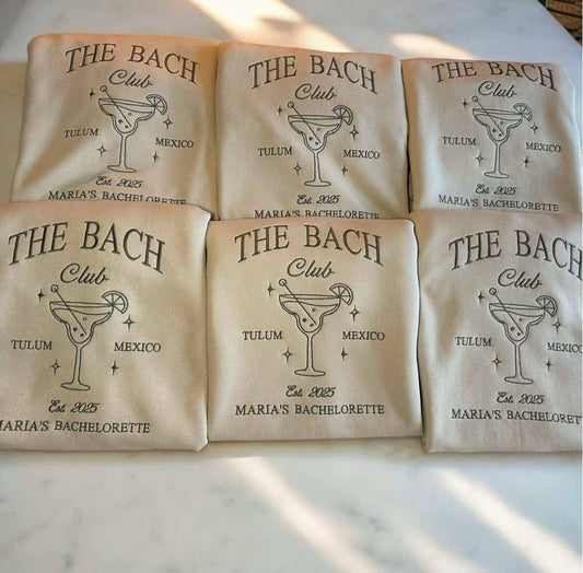 The BACH Club Customizable Embroidered Crewnecks