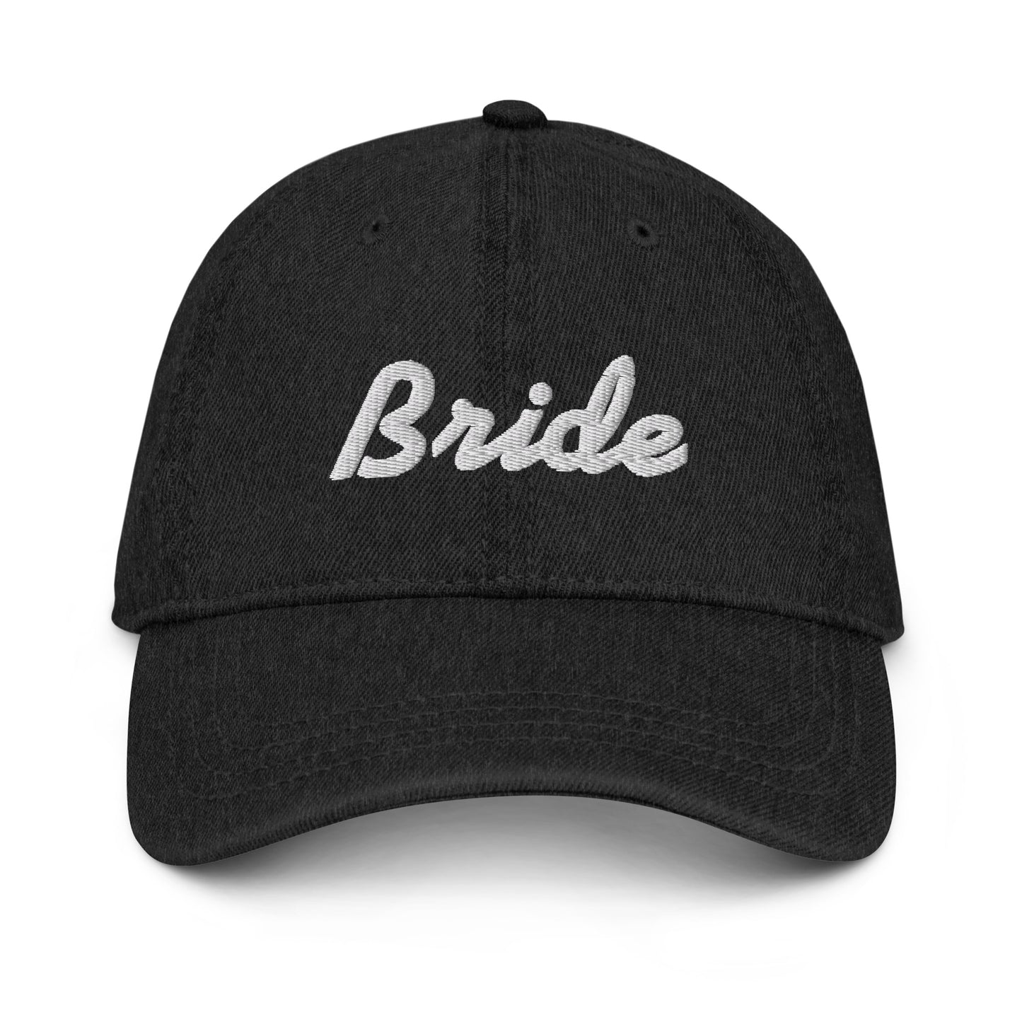 Denim Hat Bride embroidered