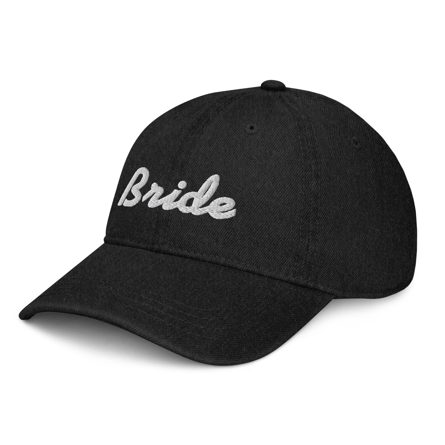 Denim Hat Bride embroidered