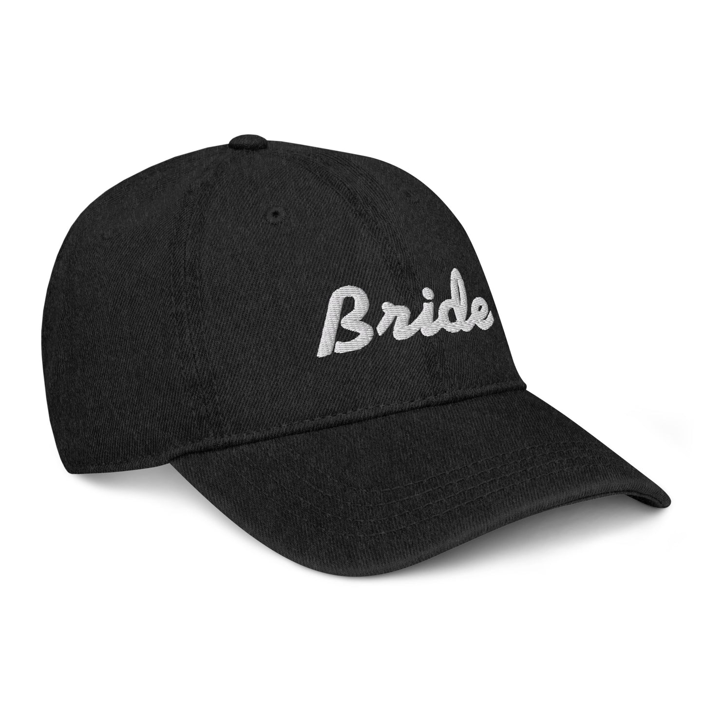 Denim Hat Bride embroidered