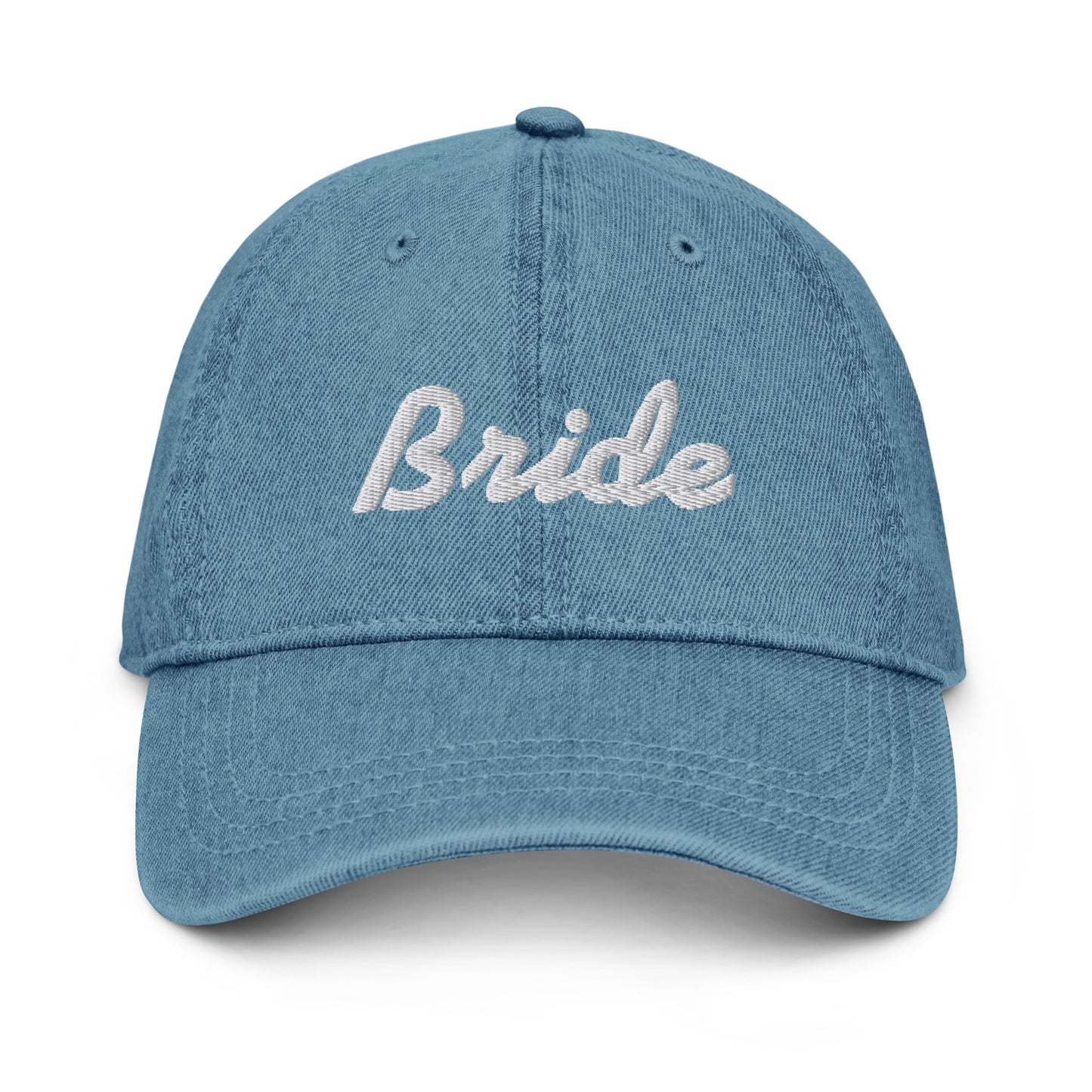 Denim Hat Bride embroidered