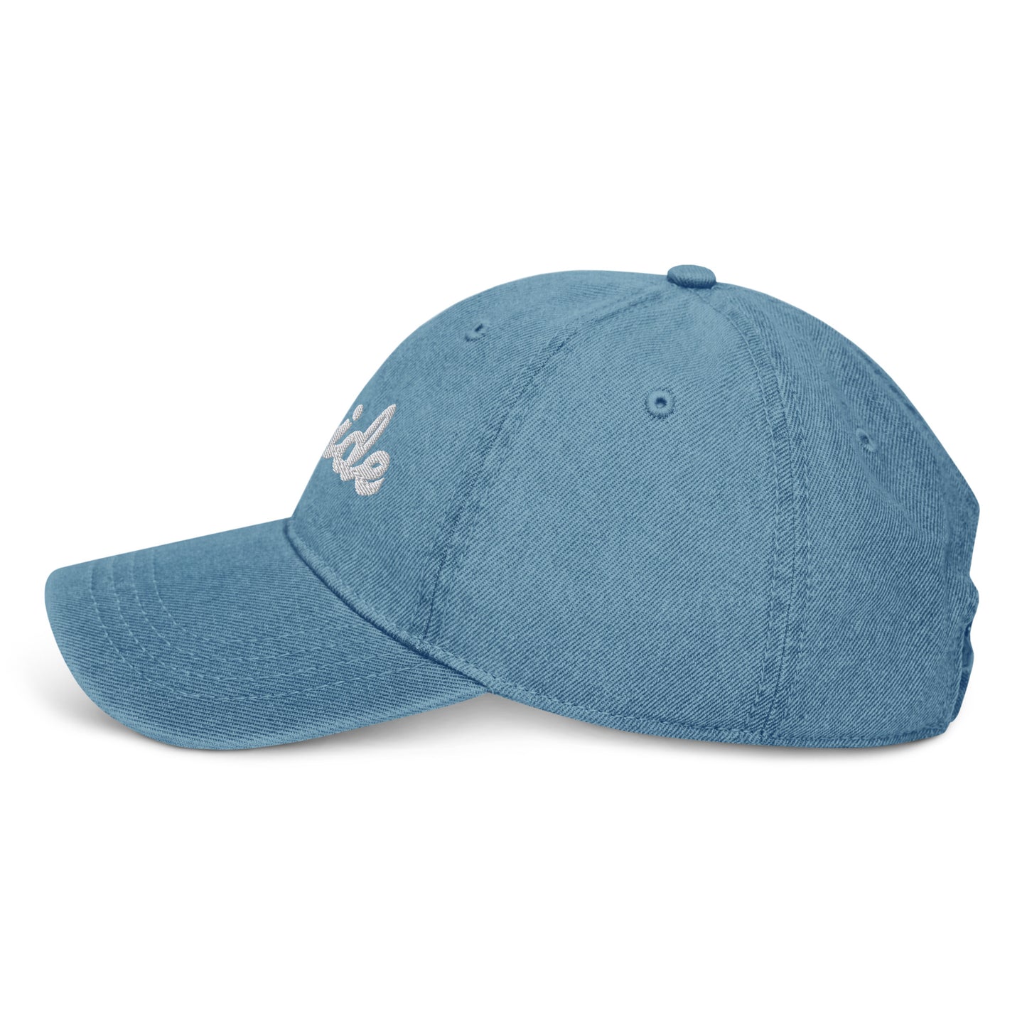Denim Hat Bride embroidered