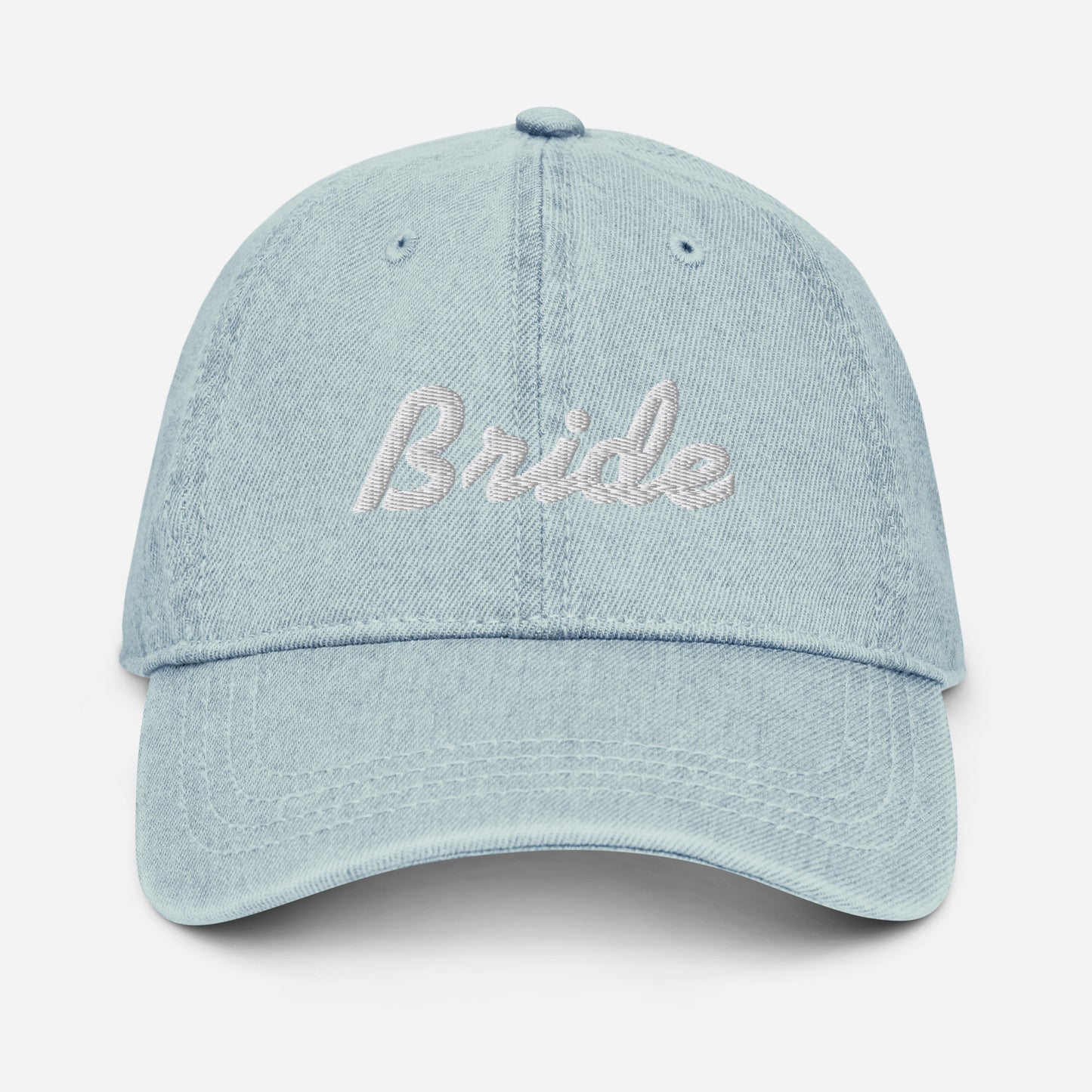 Denim Hat Bride embroidered