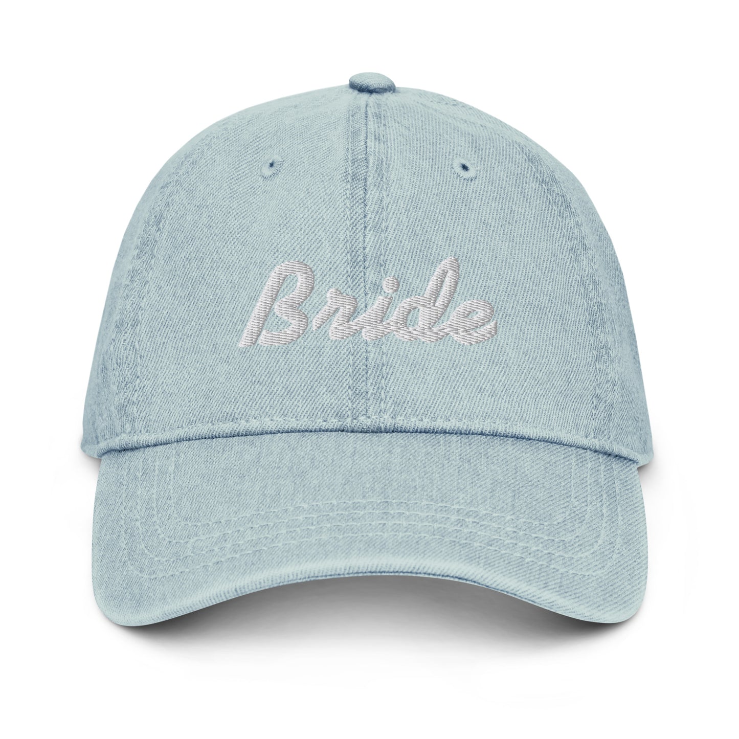 Denim Hat Bride embroidered