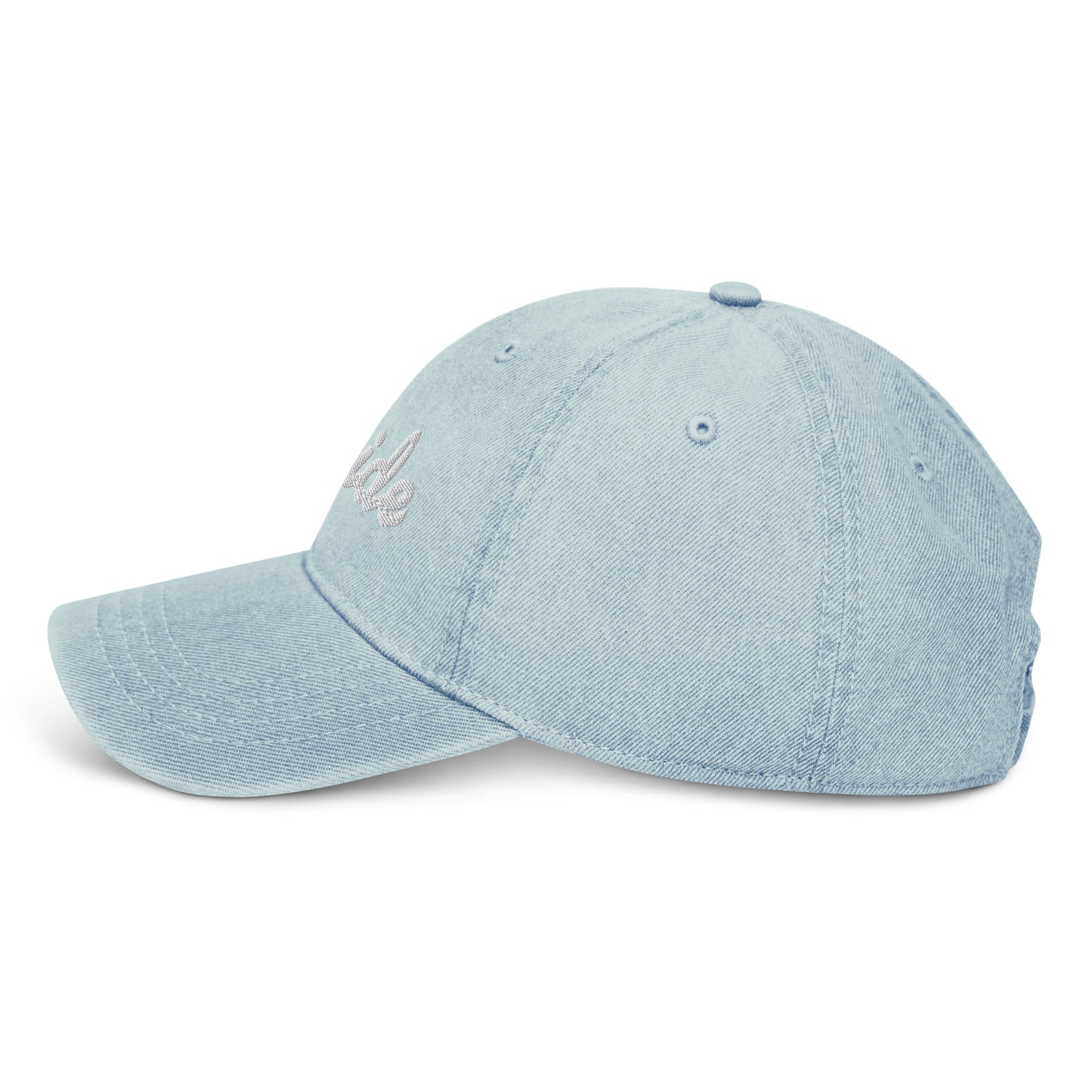 Denim Hat Bride embroidered