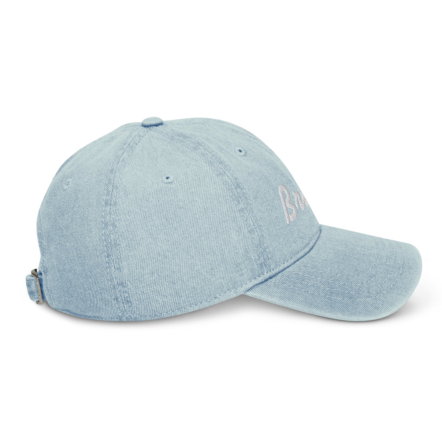 Denim Hat Bride embroidered