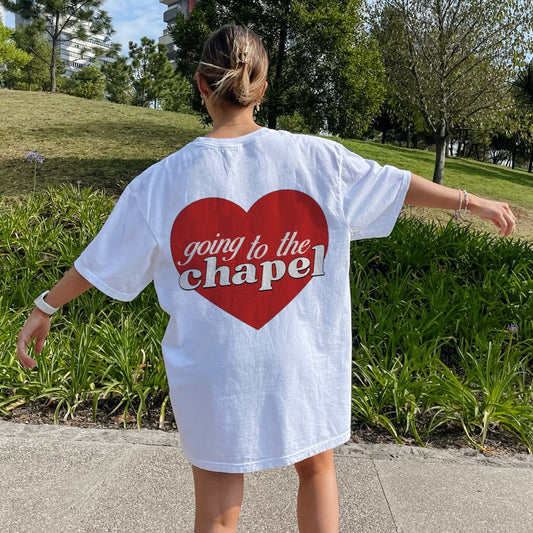 Going to the Chapel - Oversized T-shirt - Print