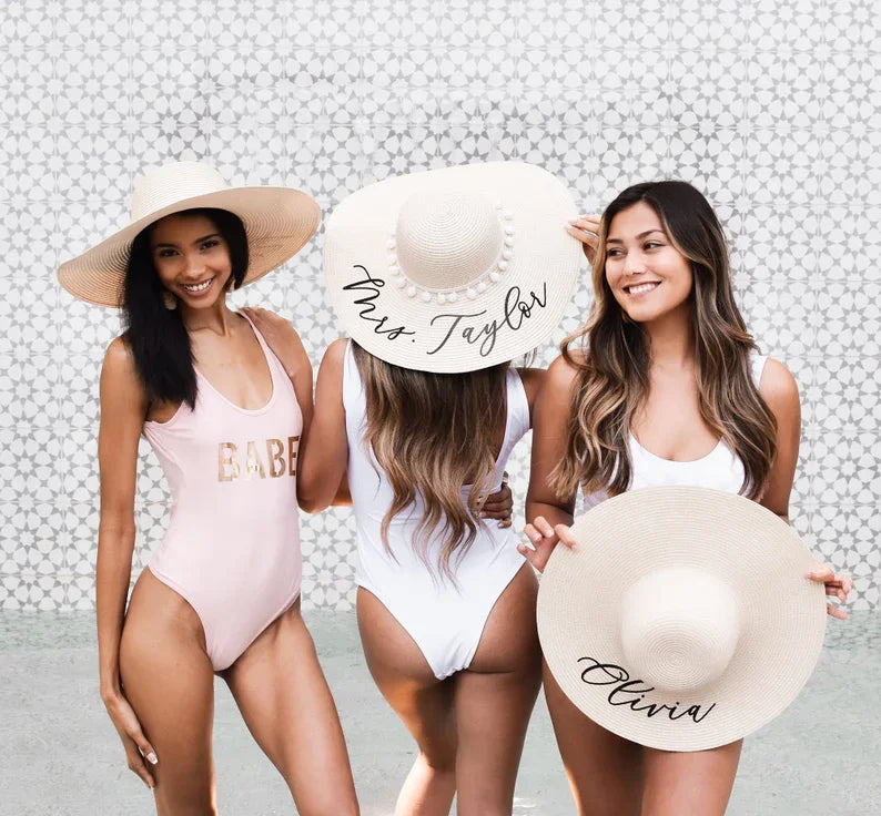Personalized Beach Hats