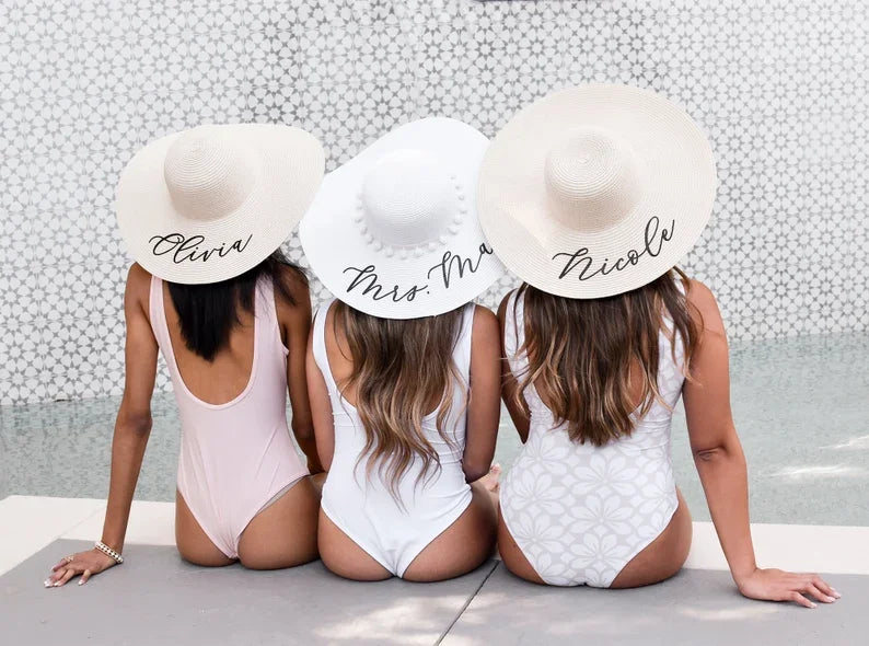 Personalized Beach Hats