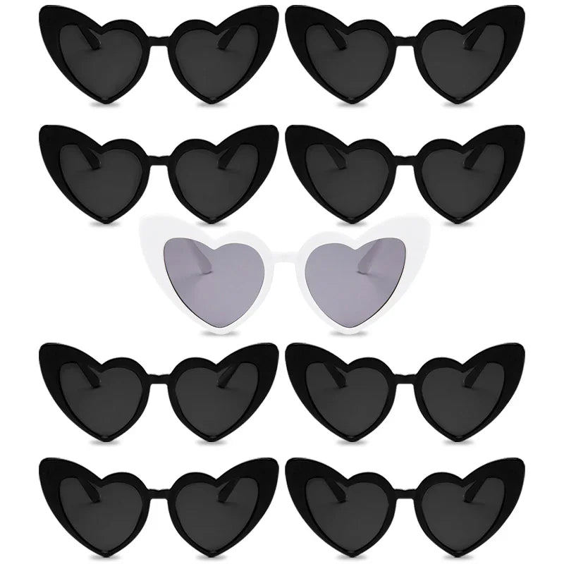 Bachelorette Party Heart Shaped Sunglasses