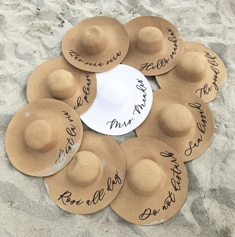 Personalized Beach Hats